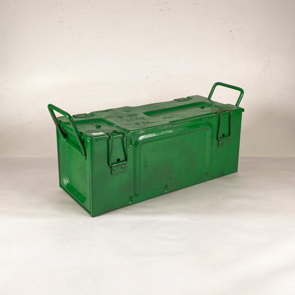 Caja Metálica Antigua para Municiones MK2 Verde