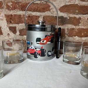 Juego de Hielera y Vasos de Whisky con Monograma Grants - imagen 2