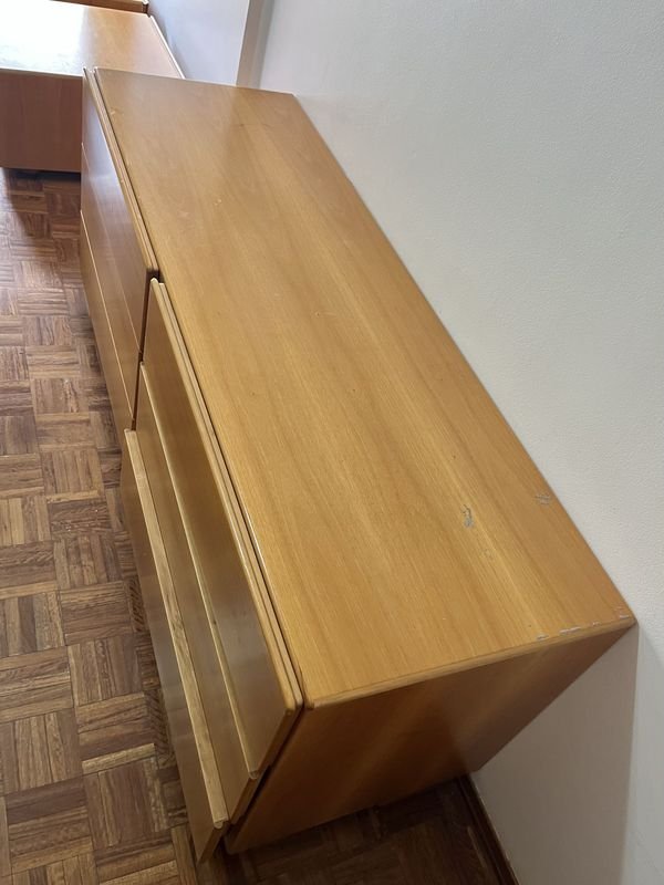 Mueble de madera maciza con seis cajones traído de España - imagen 4