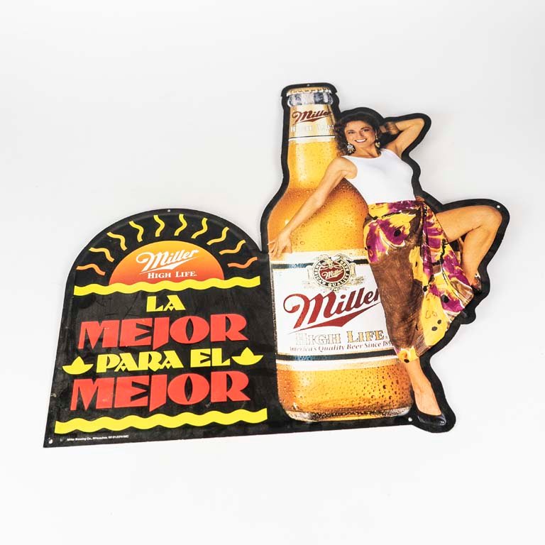 Lote anterior: Cartel publicitario de cerveza Miller - Medidas: 55x53cm