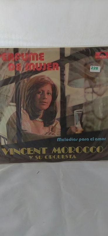 Disco de Vinilo Vincent Morocco y su Orquesta "Perfume de Mujer"