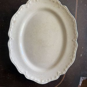 Dos Fuentes Ovaladas de Porcelana China e Inglesa - imagen 6