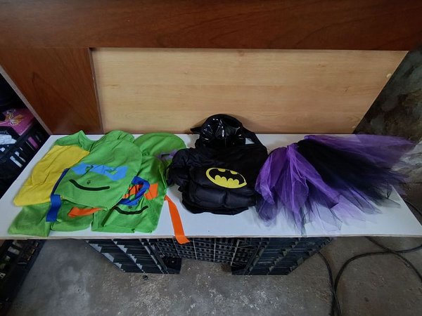 Lote de Disfraces Infantiles: Tortugas Ninja y Batman - imagen 1