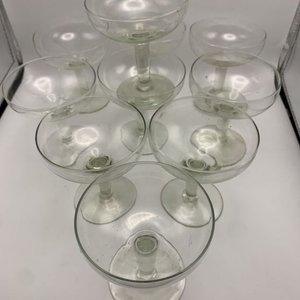 Lote de Más de 20 Copas de Champagne Vintage de Cristal - imagen 1