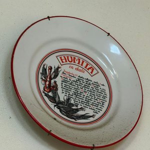 6 Platos Decorativos de Porcelana con Recetas Tradicionales - imagen 3
