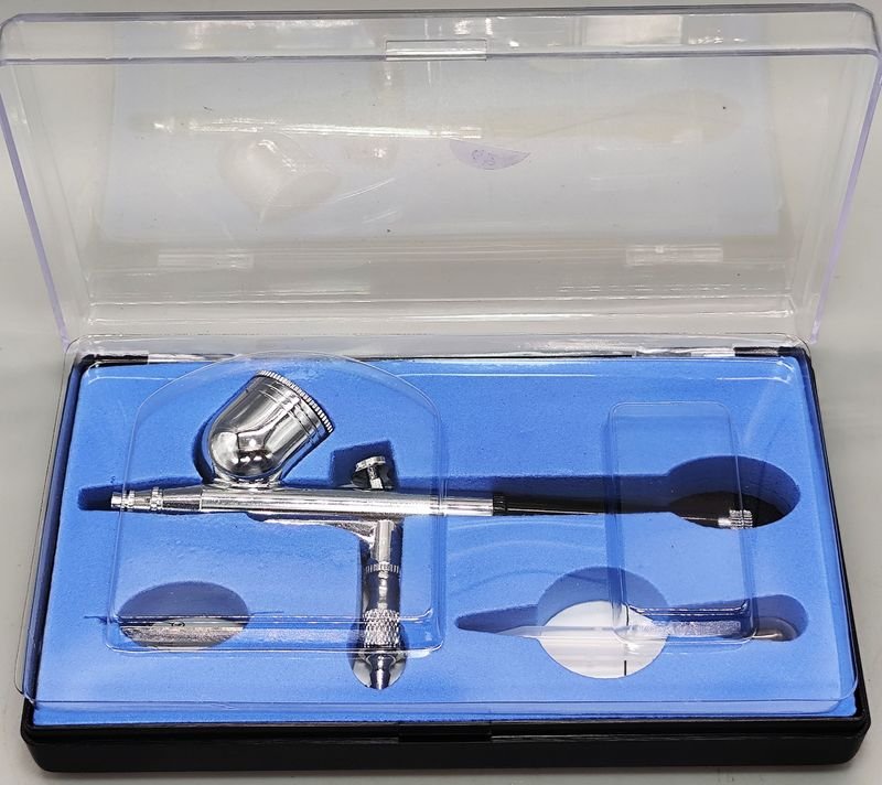 Pistola Aerógrafo Mini Tipo Lápiz con Estuche