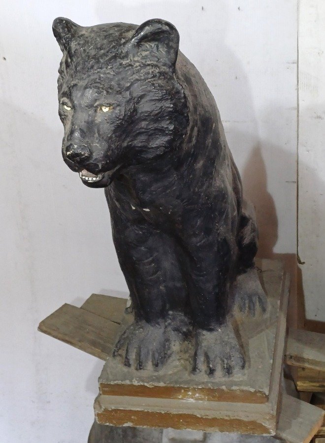 Figuras de pumas en material, algunas con daños - imagen 3
