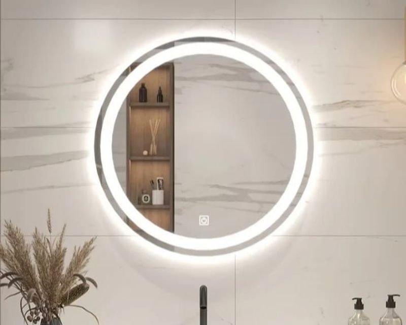 Espejo Redondo con Luz LED Tactil de 60cm