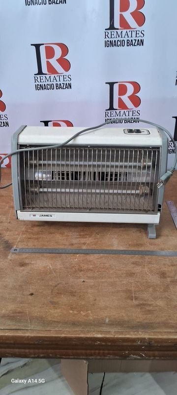Estufa Eléctrica de Pie James Blanca