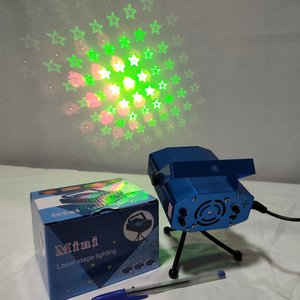 Proyector Láser Mini Audiorítmico con Regulación, Nuevo en Caja - imagen 2