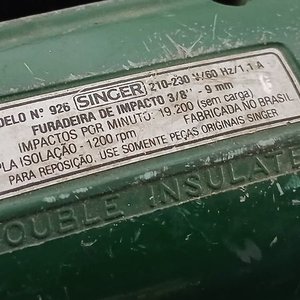 Taladro Eléctrico Antiguo Singer con Maletín de Madera y Accesorios - imagen 4