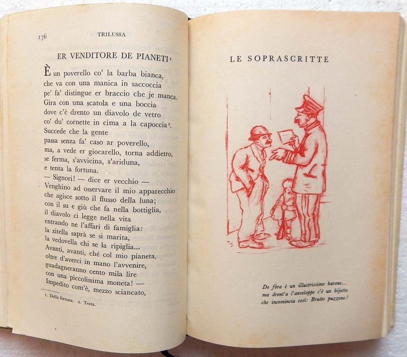 Libro de poesía Le Poesie de Trilussa, primera edición de 1951 - imagen 6