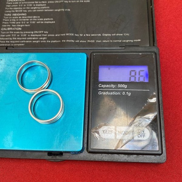 Anillos de plata con detalles en oro - imagen 7
