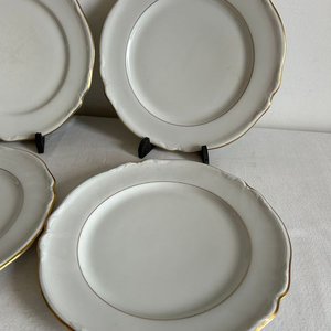 Juego de 4 Platos Llanos de Porcelana Alemana Bavaria C.T. Hutschenreuther - imagen 4
