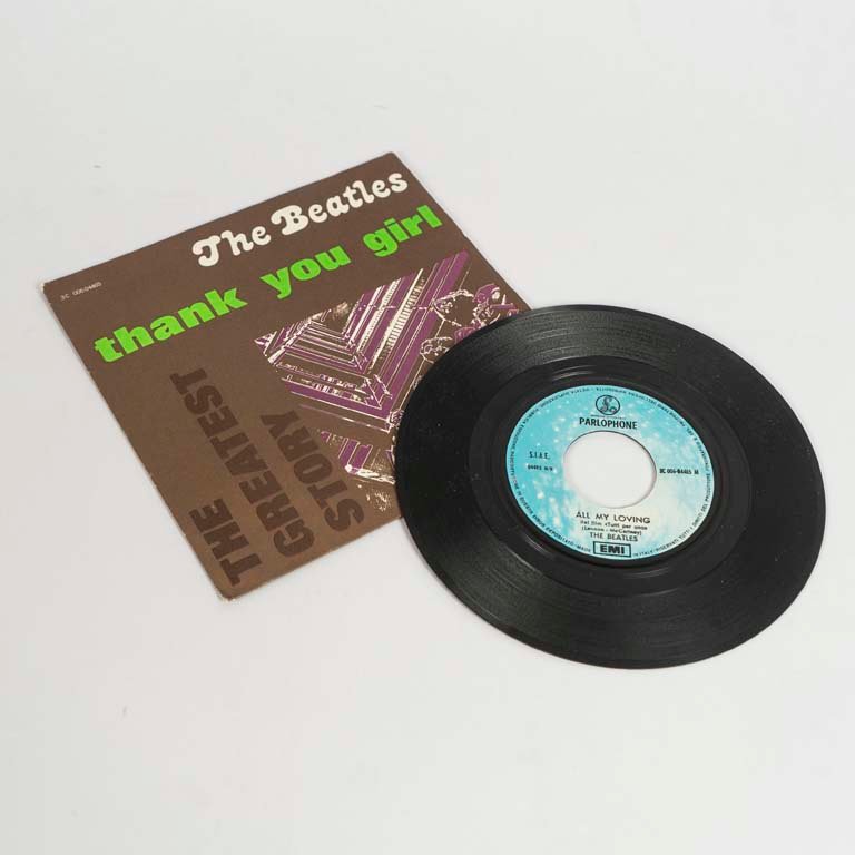 Disco Vinilo Single The Beatles "Thank You Girl" Serie Especial Coleccionistas Apple EMI Italia