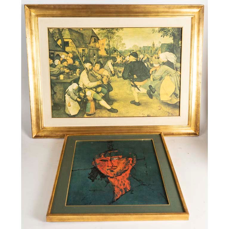 Láminas de Modigliana y Flamenco