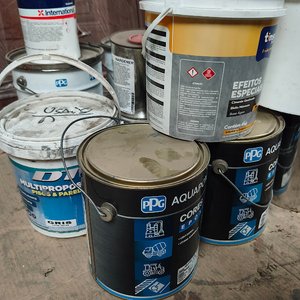 Lote de Latas y Baldes de Pintura y Recubrimientos Varios - imagen 3