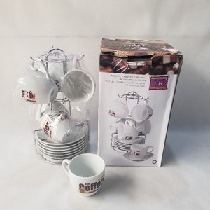 Lote anterior: Juego de Café de Porcelana Decorada para 6 Personas