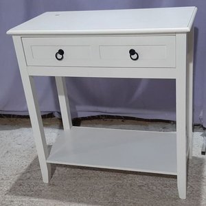 Recibidor Blanco con Cajón y Estante Inferior - imagen 1