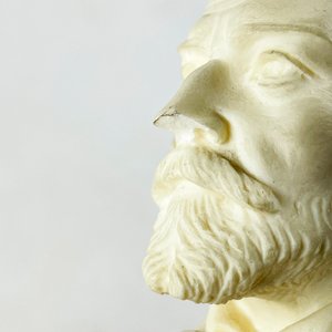 Busto de Giuseppe Verdi en Alabastro, 12 cm - imagen 7