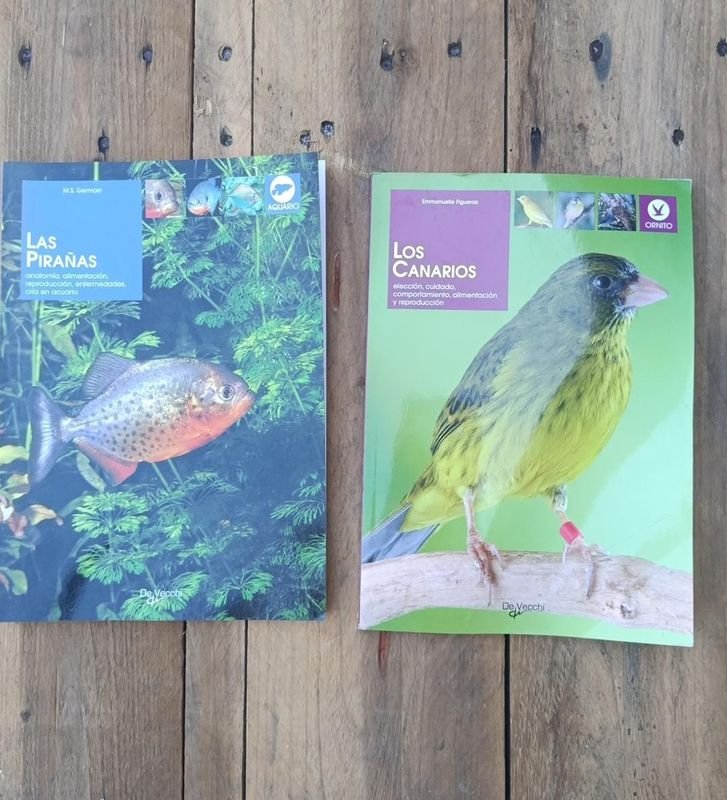 Libros "Las Pirañas" y "Los Canarios"