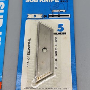 Trincheta Olfa Sub Knife SK-2 con 5 hojas de repuesto - imagen 3