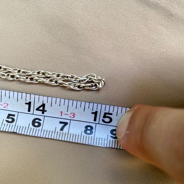 Cadena de Plata con Colgante Religioso - imagen 4