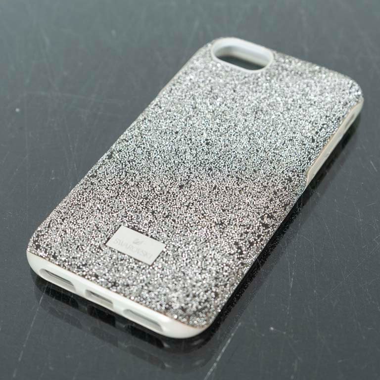 Funda para Celular Swarovski Brillante Plateada