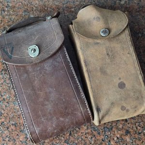 2 Antiguas Cámaras de Fuelle Plegable Kodak y Foth con Estuches - imagen 8