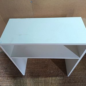 Estante Auxiliar o Mesa de Arrimo Blanca en MDF - imagen 4