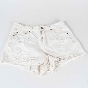 Shorts de Jean Blancos de Dama Hurban Hause Talle 24 - imagen 1