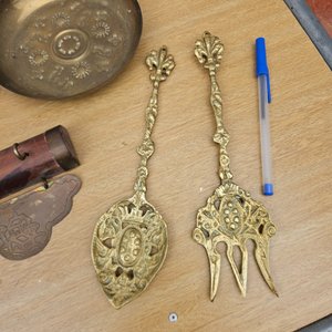 Lote de Adornos y Utensilios en Bronce y Metal - imagen 3