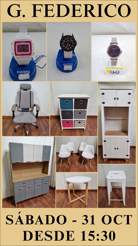 Lote de Relojes Casio y Q&Q, Muebles y Sillas
