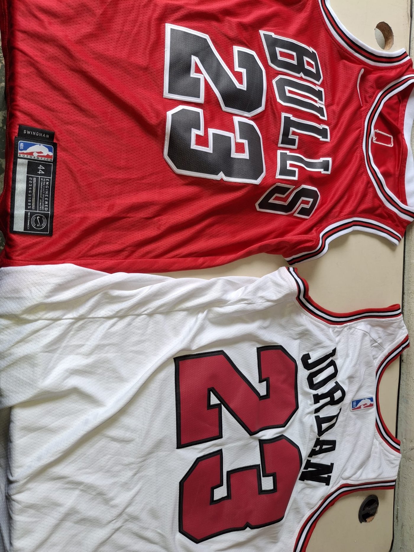 Conjunto de 2 Remeras de Básquet Michael Jordan Chicago Bulls