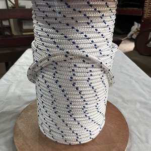Rollo de Cuerda Multifilamento PP Blanca y Azul 10 mm - imagen 2