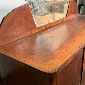 Aparador Art Decó de madera para restaurar con espejo - imagen 3