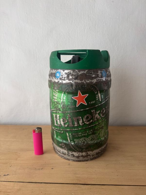 Barril Heineken de 5 Litros Decorativo