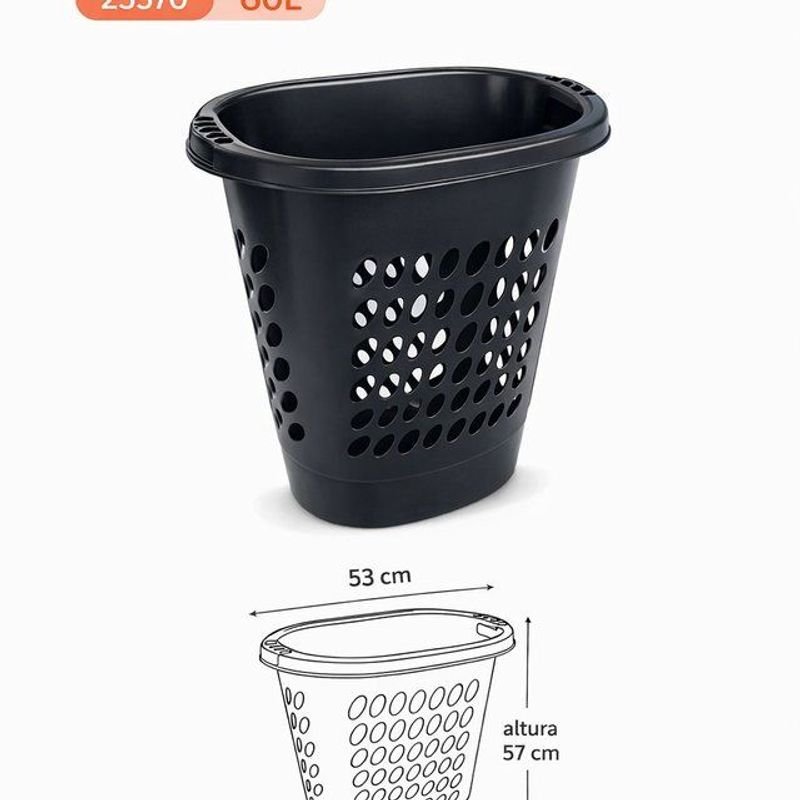 Lote siguiente: Cesto Oval de 60 litros - Un recipiente práctico y resistente