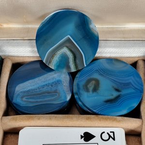 Estuche de Fichas de Póker de Ágata y Piedra Natural - imagen 5