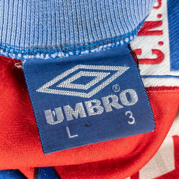 Camiseta de Nacional oficial de tienda marca UMBRO sin número segunda equipación de los años 1995/96 - imagen 3