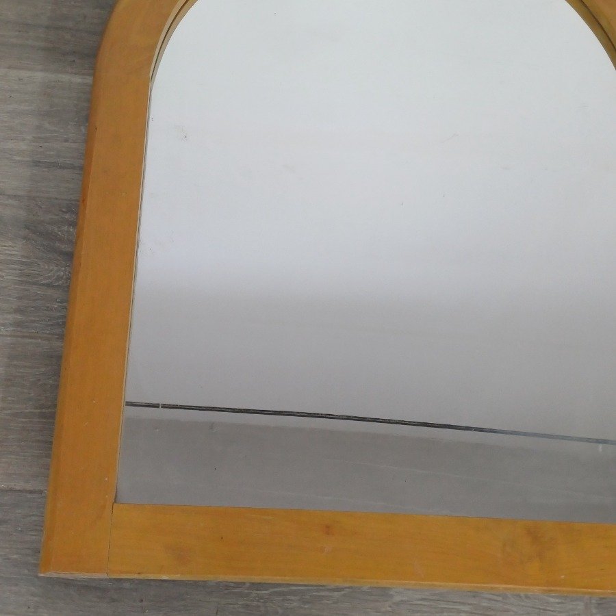 Espejo con marco en madera de estilo arqueado - imagen 3