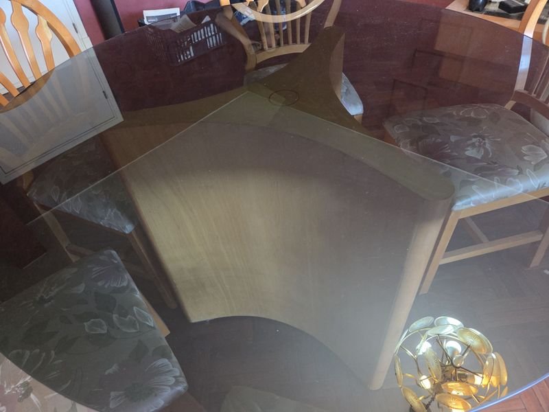 Gran juego de comedor en guatambú macizo - imagen 10