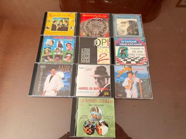 Lote de 16 CDs: Música Clásica, Tango y Popular