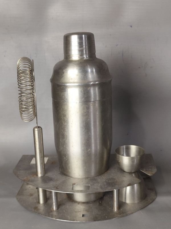 Set de Coctelería Metálico con Colador - imagen 1