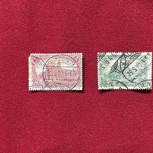 Dos Sellos Postales Alemanes Antiguos - imagen 2
