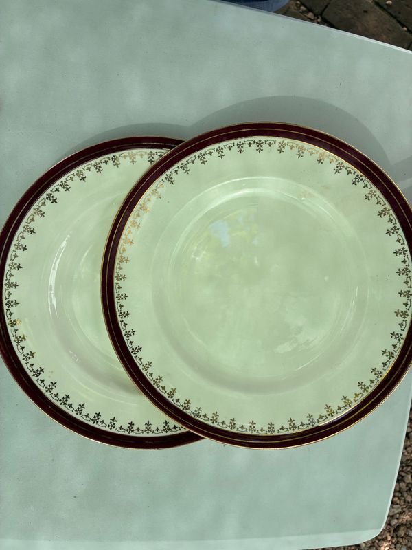Lote anterior: Platos antiguos decorados ingleses en venta