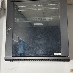Gabinete de Red Destec con Patch Panel y Switch de 24 Puertos - imagen 1