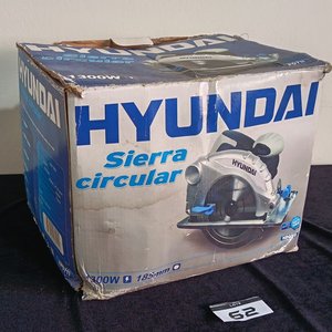 Sierra Circular Eléctrica Hyundai con Caja Original - imagen 5