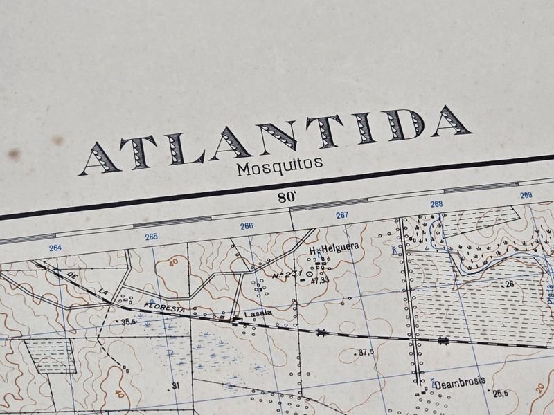 Mapa de Atlántida, Uruguay - Instituto Geográfico Militar