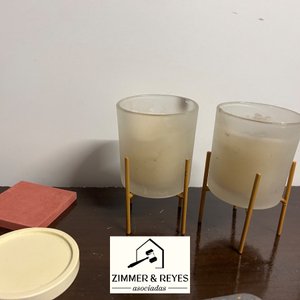 Set de Posavasos y Velas Decorativas - imagen 3